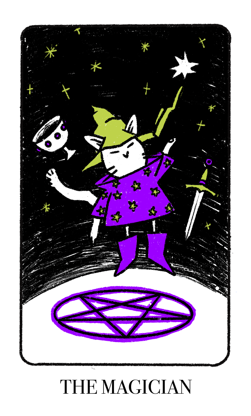 Art Print Tarot the magician