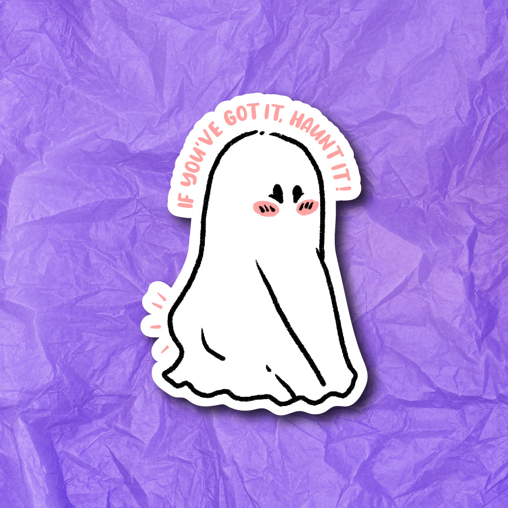 Creep it Cute sticker ghost