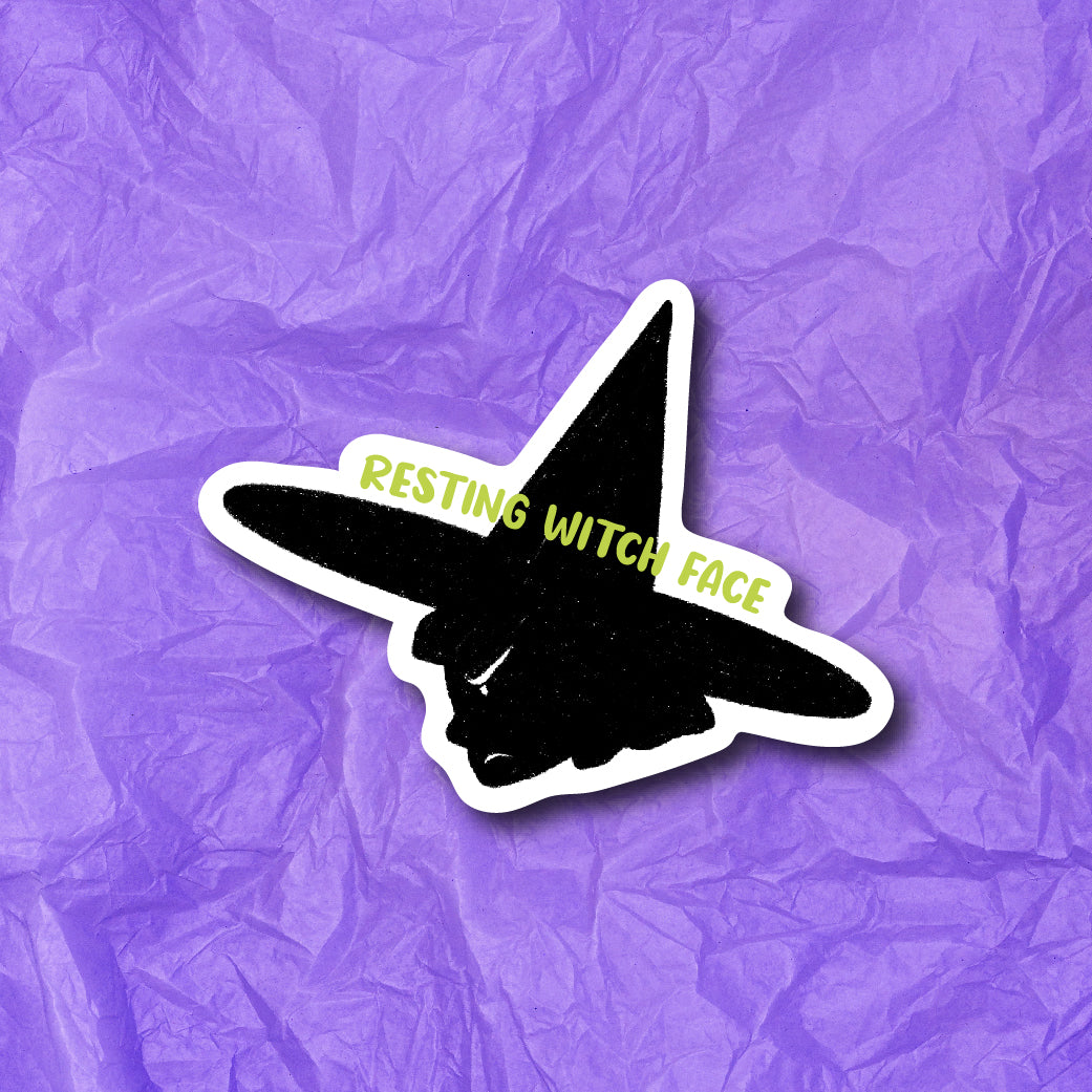 Creep it Cute sticker witch