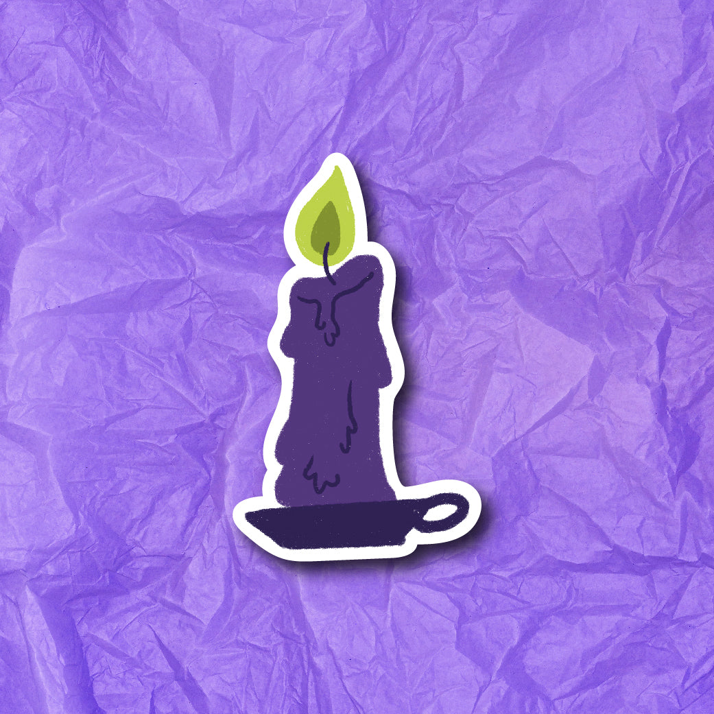 Fortune Kit sticker candle